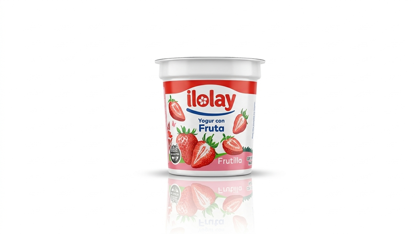 Yogur con frutilla ilolay