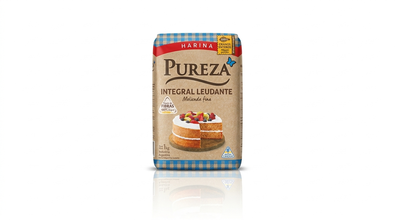 Harina Pureza integral leudante
