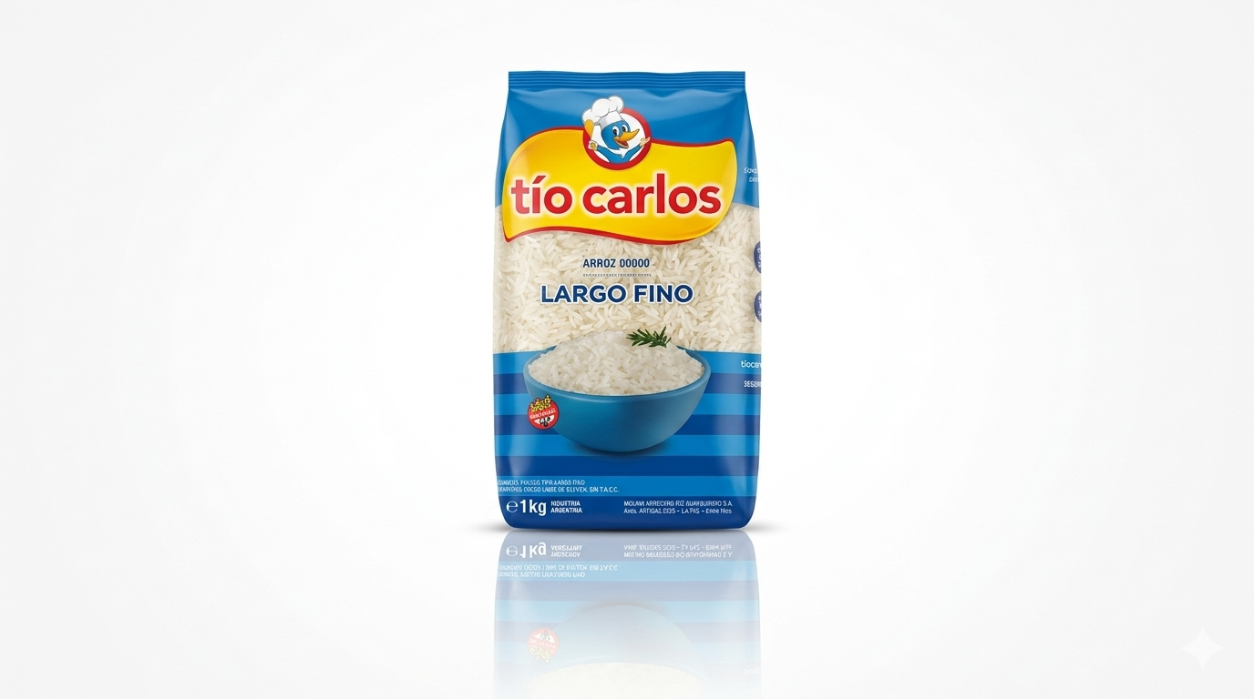 Arroz largo fino Tio Carlos 1kg