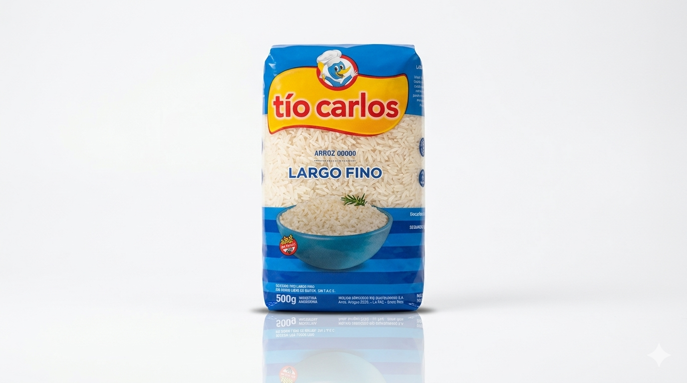 Arroz largo fino Tio Carlos 500gr