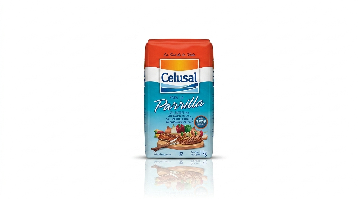 Sal entrefina para la parrilla CELUSAL 500gr