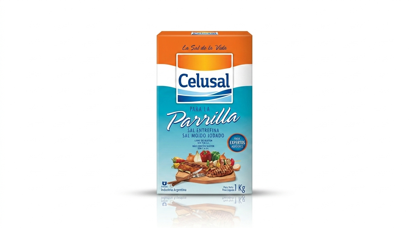 Sal entrefina para la parrilla CELUSAL