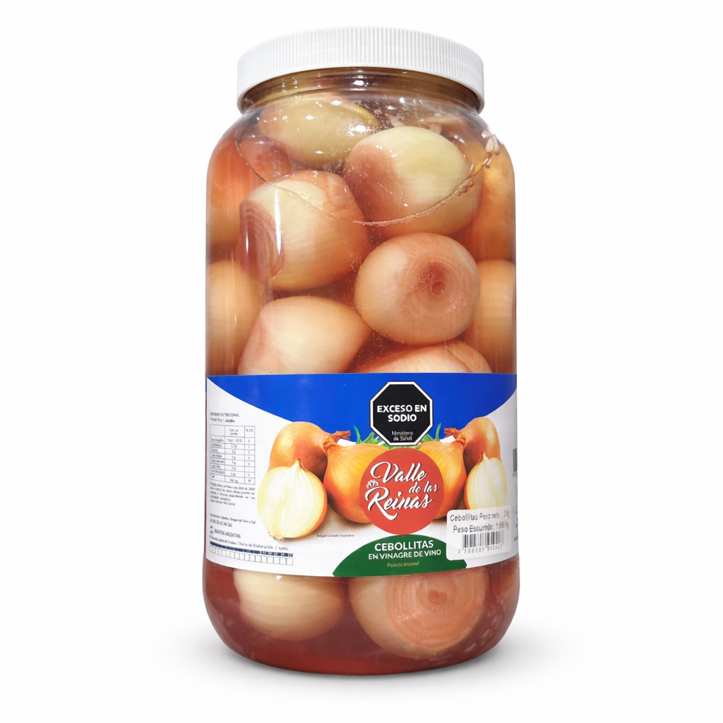 Cebollitas en VInagre Valle de las Reinas 2kg